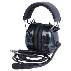 Wicom Headsets Avhm12-cbk Aviation Headset - Carbon Fiber