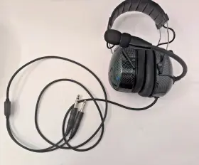 Rwcm100-cf Wicom General Aviation Headset - Carbon Fiber