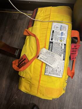 Winslow 40ulo 4-person Aviation Off-shore Life Raft. 2011 Model Never Recertifide