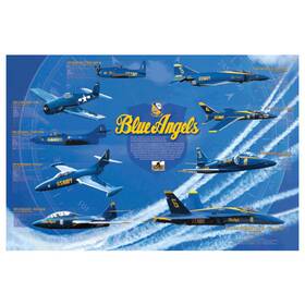 Wowtoyz 783746044339 History Of The Blue Angels Poster