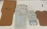 Jeppesen CSG-1P & -2P Aviation 3-WAY Slide Graphic Computer And Case Vtg Used. Price: $25.00.