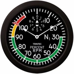 Trintec Massive 14" Aviation Modern Percent Rpm Wall Clock 2067-14 Aviatrix New. Price: $39.56.