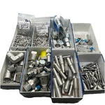 Huge Lot Of Mixed Fittings & Hardware Swagelok Parker Superlok Nuts Ferrules Etc New. Price: $250.00.