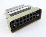 Lot Of 50 Burndy MD12MXP-16TC Position Male Connector With Hardware New. Price: $49.99.
