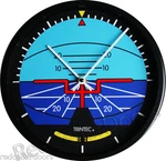 New Trintec Artificial Horizon Wall Clock 10" Round Aviation Instrument Guage. Price: $33.44.