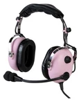 GCA-4YG Pink Children's Aviation Headset Dual Plug New. Price: $95.00.