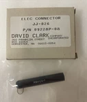 09228P-08 JJ-026 M641/4-1 David Clark Telephone Connector Extension Jack New. Price: $12.50.