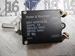 Potter & Brumfield W31-X2M1G-15 Circuit Breaker Used. Price: $35.00.