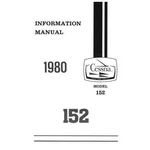 New Cessna 152 1980 Pilot's Information Manual (D1170-13). Price: $116.00.