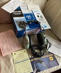 Vintage New Nos David Clark Aviation Head Set H10-40 With Box And Paperwork. Price: $120.00.