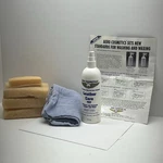 Aero Cosmetics - Aircraft Leather Care Restores And Protects W/sponges & Rag New. Price: $25.00.