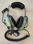 David Clark 12304G-05 Model H3332 Aircraft De-ice Bucket Operator Boom Headset For. Price: $99.99.