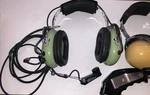 David Clark Aviation Headsets Models H8350 & H3330 Lot Of 2, Untested- Used. Price: $65.00.