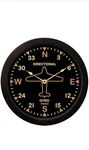 Trintec Large 14" Aviation Vintage Directional Gyro Wall Clock 9062V-14 New. Price: $47.56.