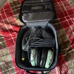 David Clark H10-13.4 Aviation Headset Foggles, Red Flashlight, Case Used. Price: $450.00.