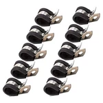 3/8 Fuel Line Tubing Mounting Clamps Stainless Steel Cable Hardware Rubber New. Price: $19.98.
