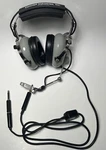 Concept Industrial Model C-40S Soft Comm Aviation Pilot Headset Used. Price: $51.00.