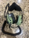David Clark Aviation Headset For Parts / Repair Missing One Ear Cup Used. Price: $60.00.