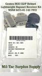 Gentex HGU-55/P Helmet Lightweight Bayonet Receiver Kit Nsn# 8475-01-142-7972 New. Price: $74.95.