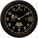Trintec Massive 14" Aviation Vintage Altimeter Wall Clock 9060V-14 Aviatrix New. Price: $39.56.