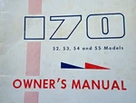 1952 53 54 & 55 Taildragger Cessna 170 Poh Owner Manual Ck List Operating Limits Used. Price: $19.85.