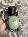 David Clark H10-20 Dual Plug Headset. Used. Price: $150.00.