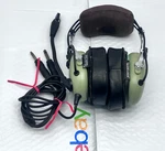 David Clark H10-13.4 Aviation Headset Microphone Dual Ga Plugs Over Headphones Used. Price: $144.99.