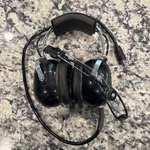 David Clark 16831 G-01 Aviation Communication Headset (untested) Used. Price: $35.00.