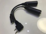 Headset Adapter, Ga To Icom A3 A6 A14 A24 Transceivers By Pilot Comm. P/a PA-82 New. Price: $74.99.