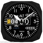 New Trintec 10" Modern Altimeter Style Aviation Instrument Clock 3020-10. Price: $39.56.