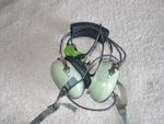 Airplane Headset, Made By David Clark Co.,inc., Green, Used. $100.00. Price: $100.00.