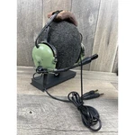 David Clark Over-ear Aviation Headset Green & Black Wired Dual Plug With Mic Used. Price: $134.99.