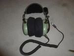 David Clark Aviation Pilot Headphones Headset Vintage Model M-7A Used. Price: $149.99.