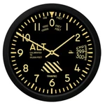 10" Vintage Altimeter Round Clock New. Price: $42.99.