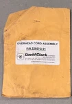 Original David Clark, Overhead Cord Kit, P/n 22607G-01 Fits Many Models New. Price: $21.74.