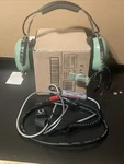 David Clark H7010 Ground Support Aviation Headset W/ Mic Navcom Untested Used. Price: $150.00.