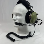 David Clark Aviation H10-76 Military Headset Headphones W/ Microphone Used. Price: $55.00.