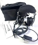 Flightcom E-13 Anr Active Noise Reduction Military Aviation Pilots Headset Used. Price: $79.99.