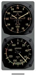 Trintec Vintage Directional Gyro Airspeed Clock & Thermometer F 9060V/9061V Set New. Price: $72.49.