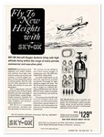 Print Fly New Heights Sky-ox Aircraft Oxygen Vintage 1966 Advertisement Used. Price: $7.28.