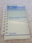 Hawker Siddeley 125-700 Operating Handbook Used. Price: $59.00.