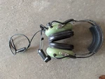 Vintage David Clark Aviation Headset With Microphone Used. Price: $100.00.