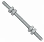 5/8" Double Arming Bolts 10"-22" Hot Dip Galvanized Pole Line Hardware New. Price: $993.64.