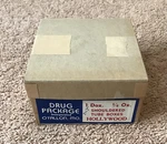 Vintage Drug Package, Doz. 1/4 Oz., Shouldered Tube Boxes - O'fallon, Mo. Usa Used. Price: $10.00.