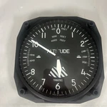 Decorative Trintec Aircraft Altimeter Clock & Airspeed Thermometer Panel Used. Price: $42.75.