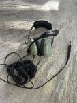 David Clark Model M-1A Aviation Pilot Headphones Used. Price: $39.98.