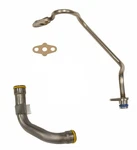 6.0L 03-10 Updated Turbocharger Oil Feed And Drain Line Hardware / Gaskets New. Price: $69.95.