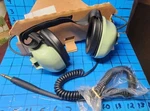 Nos New David Clark Listen Only Audio Aviation Headphones Headset Model H3061. Price: $115.00.