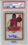 2024 Topps Mcdonald's Auto Logo Refractor /75 Dylan Harper #iml-dyl Psa 10 Graded. Price: $350.99.