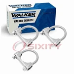 3 Pc Walker Exhaust Clamps For 1996 Plymouth Breeze 2.0L L4 Hardware Cv New. Price: $17.64.